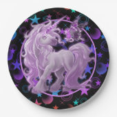 Stars'n Stuff Pink Unicorn Papieren Bordje (Voorkant)