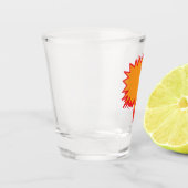 StarSpeech Bubble Shot Glass-speels vectorontwerp Glas (Links)