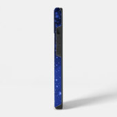 Starstelsel Op Blauwe iPhone Hoesje (Linkerkant)