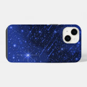 Starstelsel Op Blauwe iPhone Hoesje (Achterkant horizontaal)