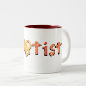 StArt1st-mok van YWNMWR Tweekleurige Koffiemok (Voorkant rechts)