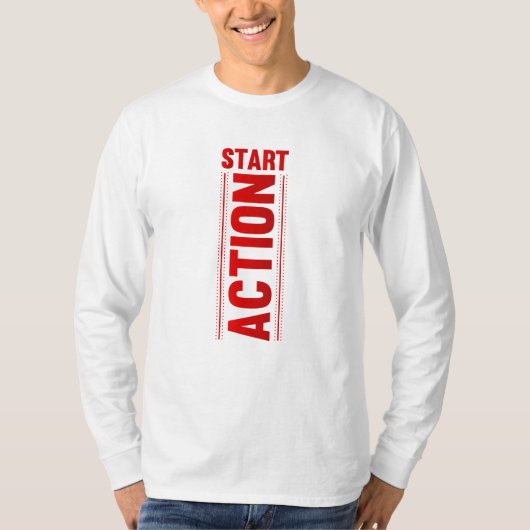 Start actie: ontsteek de reis t-shirt (Voorkant)