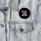 Start alleen maar Runner Biathlon Jogging Triathlo Ronde Button 5,7 Cm (In situ)