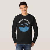 Start and Go! - Cute Dolphins T-shirt (Voorkant volledig)