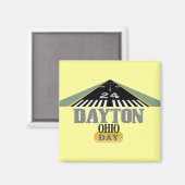 Start baan 24 - Dayton Ohio DAY Magneet (Voorkant / Achterkant)