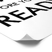 Start Before You’re Ready Motivational Quote Poster (Hoek)