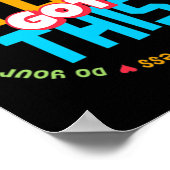 Start Day Mode op leraar testen Poster (Hoek)