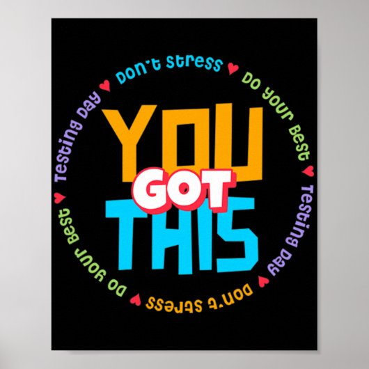 Start Day Mode op leraar testen Poster (Voorkant)