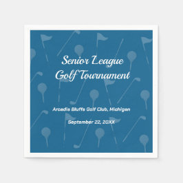 Start de dag in stijl - Golf feesttafelservies Servet