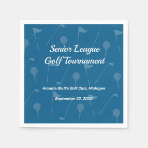 Start de dag in stijl - Golf feesttafelservies Servet