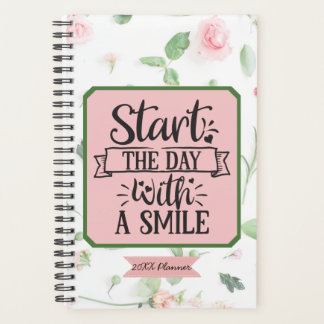 Start de dag met een glimlach 20XX planner