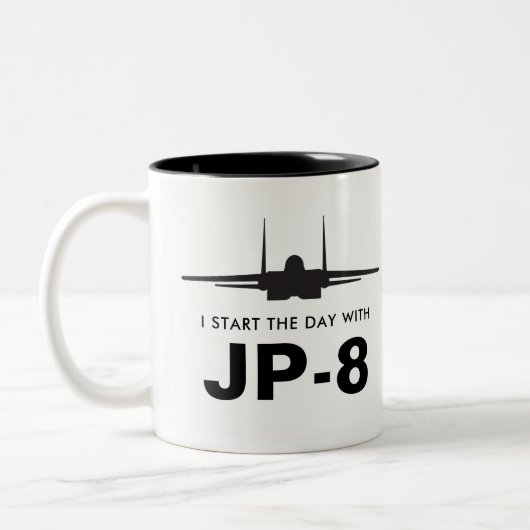 Start de dag met JP-8 Mighty Eagle F-15 Mok (Links)