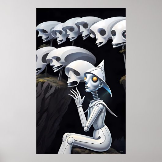 Start de evolutie zonder mij Ken Gage Art Poster (Voorkant)