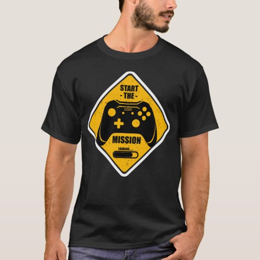 Start de missie - Laden T-shirt (Voorkant)