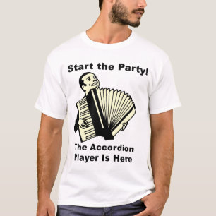 Start de Partij! De accordeonspeler is hier T-shirt
