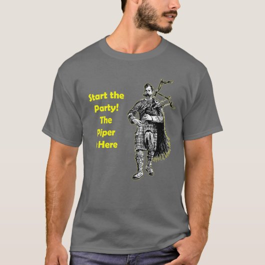 Start de Partij! De piper is hier T-shirt (Voorkant)