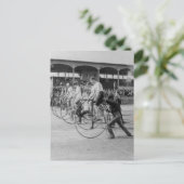 Start fietssnelheid briefkaart (Staand voorkant)