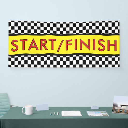 START/ finish Racende loop Spandoek (Beurs)