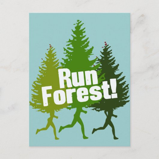 Start Forest, bescherm de Dag van de Aarde Briefkaart (Voorkant)