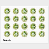 Start Forest, bescherm de Dag van de Aarde Ronde Sticker (Vel)