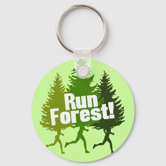 Start Forest, bescherm de Dag van de Aarde Sleutelhanger (Voorkant)