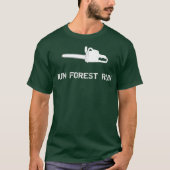 Start Forest Run Logging Industry Chainsee T-shirt (Voorkant)
