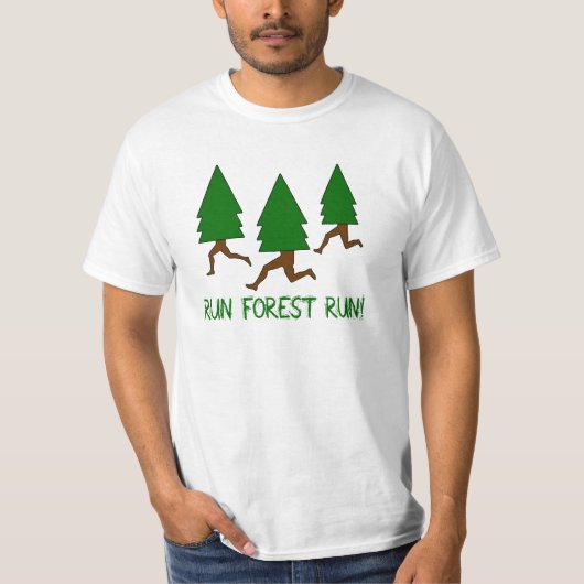 Start Forest Run T-shirt (Voorkant)
