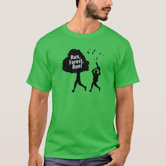 Start Forest Run T-shirt (Voorkant)