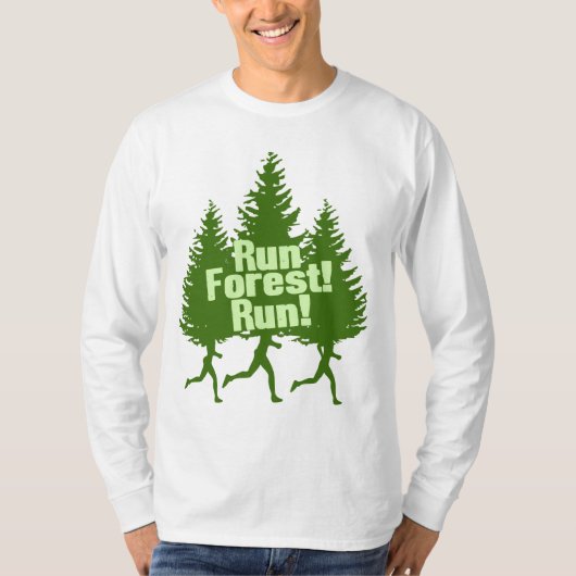 Start Forest Run T-shirt (Voorkant)