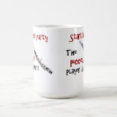 Start het feest - de piccolo speler is hier! koffiemok (Center)