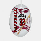 start honkbal - personaliseren metalen ornament (Voorkant Rechts)