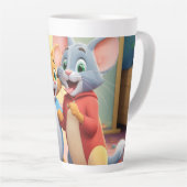 Start je dag goed latte mok (Rechterhoek)