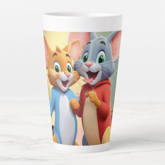 Start je dag goed latte mok (Voorkant)