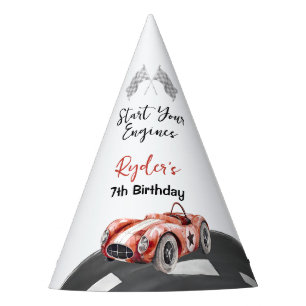 Start Je Motor Elke Leeftijd Verjaardag Feesthoedjes