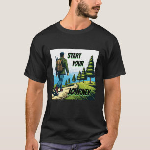 Start Je Reis Wandelend op een pad T-shirt
