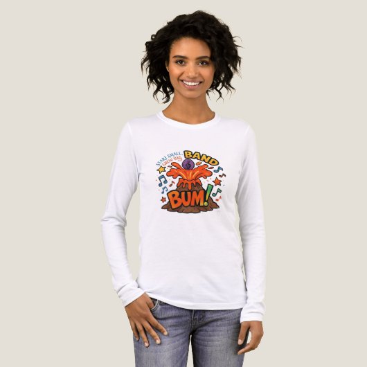 Start Klein Groei Groot Band Vulkanische Witte Lan Tri-Blend Shirt (Voorkant)