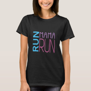 Start Mama Run Shirt voor Moms die Runners en Lo z