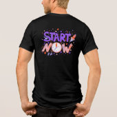 Start Now T-shirt ontwerp (Achterkant)