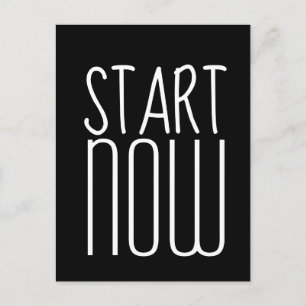 START NU Koel Motivatie Citaat Briefkaart