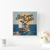 Start Nu. Repareer Later Vierkante Klok (Huis)