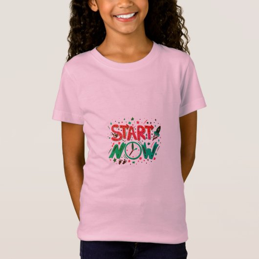 Start nu t-shirt (Voorkant)