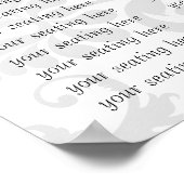 start op $11.20 Zittingsgrafiek voor ontvangst Poster (Hoek)