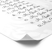 start op $12,80 Zittingsgrafiek 12 Tabellen Poster (Hoek)