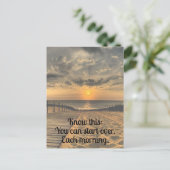 Start over Inspirerend offerte Briefkaart (Staand voorkant)