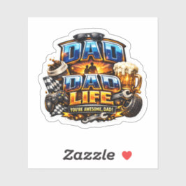 Start papa's dag met koffie en een glimlach! sticker