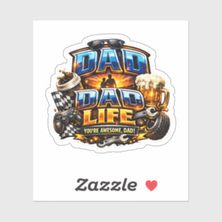 Start papa's dag met koffie en een glimlach! sticker