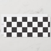 Start race dag bedrijfsuitnodiging kaart (Achterkant)