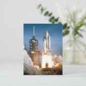 Start Sapce Shuttle Briefkaart (Staand voorkant)