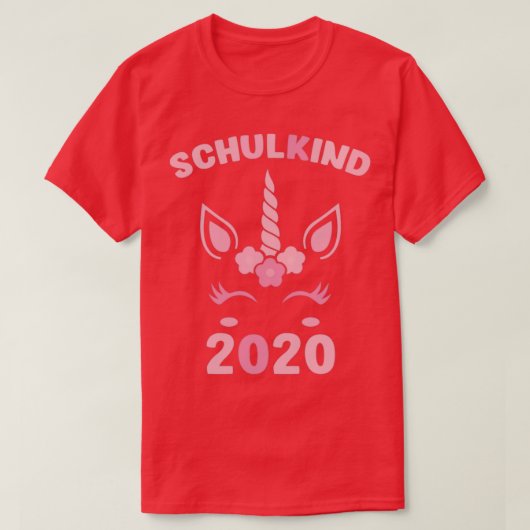 Start schoolinschrijving eerste schoolbus 1 t-shirt (Design voorkant)