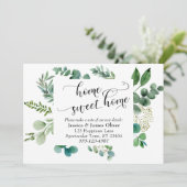 Start Script Home Sweet Home met Eucalyptus Aankondiging (Staand voorkant)